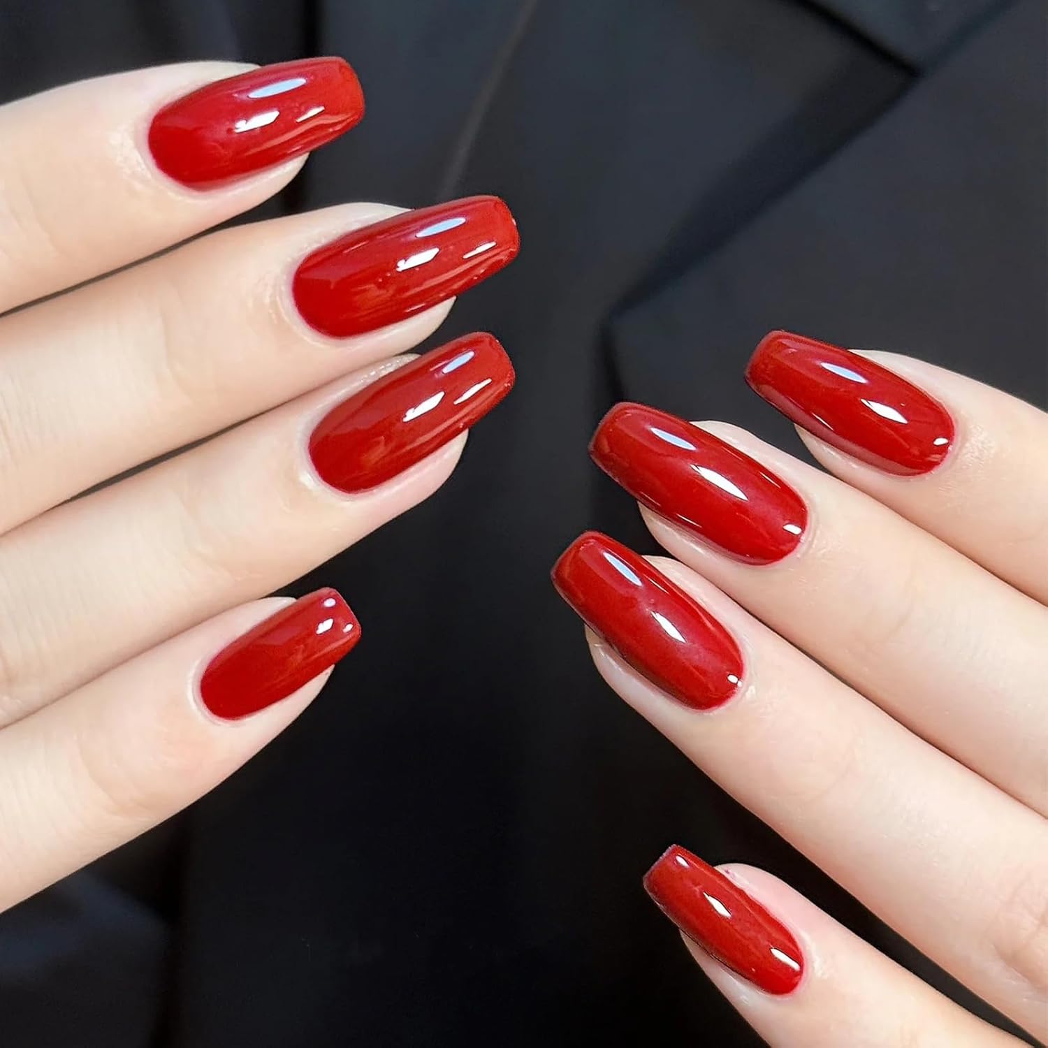 COSMOO 13ml Red Quick Dry Nail Polish, Red Vegan Chip-Resistant Long-Lasting Nail Lacquer for Nail Art Varnish, 0.43 fl oz - Image 9