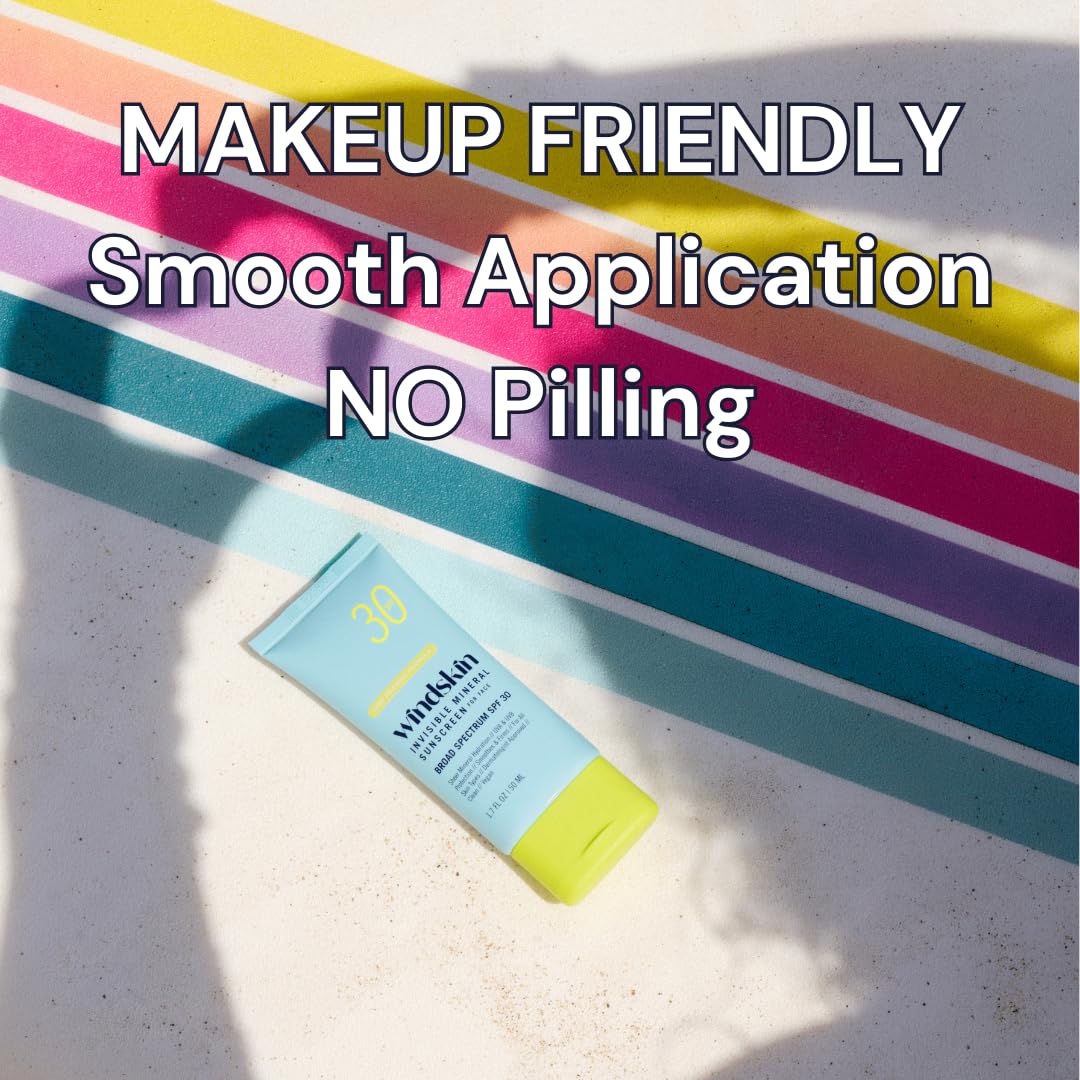 Sensitive Mineral Sunscreen Face SPF30 moisturizer, No white cast I Anti Aging I Non Toxic I Eco Friendly I made with zinc oxide for sensitive skin and acne prone skin, dermatologist recommended - Image 5