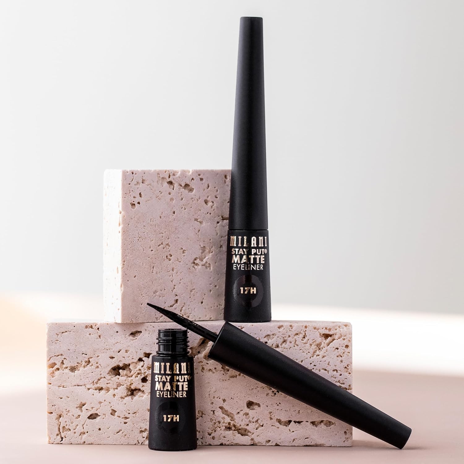 Milani Stay Put Matte 17HR Liquid Eyeliner - Black Matte (0.09 Fl. Oz.) Vegan, Cruelty-Free Liquid Eyeliner - Line & Define Eyes with High Pigment Shades for Long-Lasting Wear - Image 5