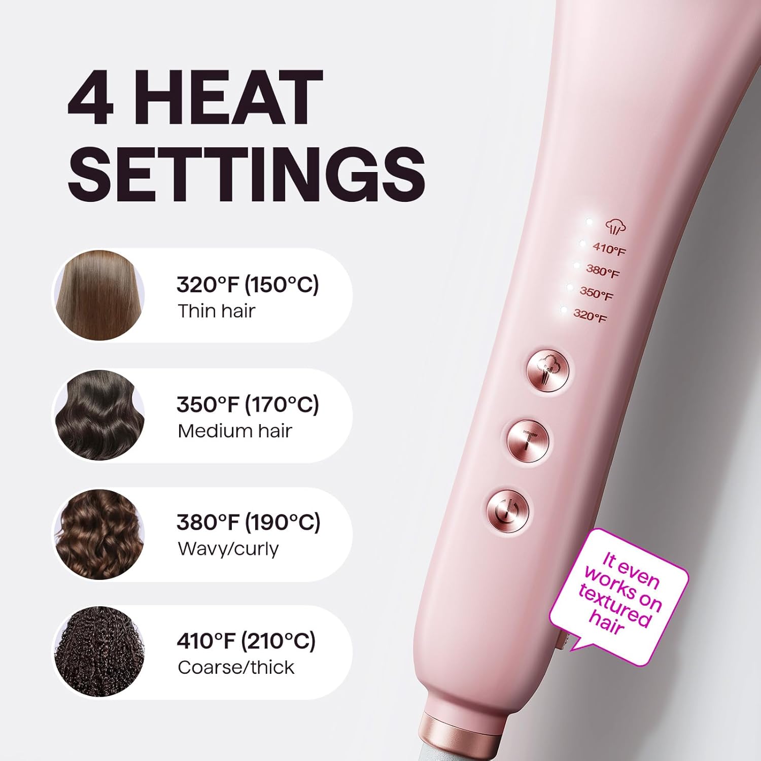Wavytalk Pro Steam Hair Straightener Brush, Steamline Pro 3 in 1 Straightening Brush, Steam Reduces Damage, Nourishes Hair, and Expedites Straightening - Image 6
