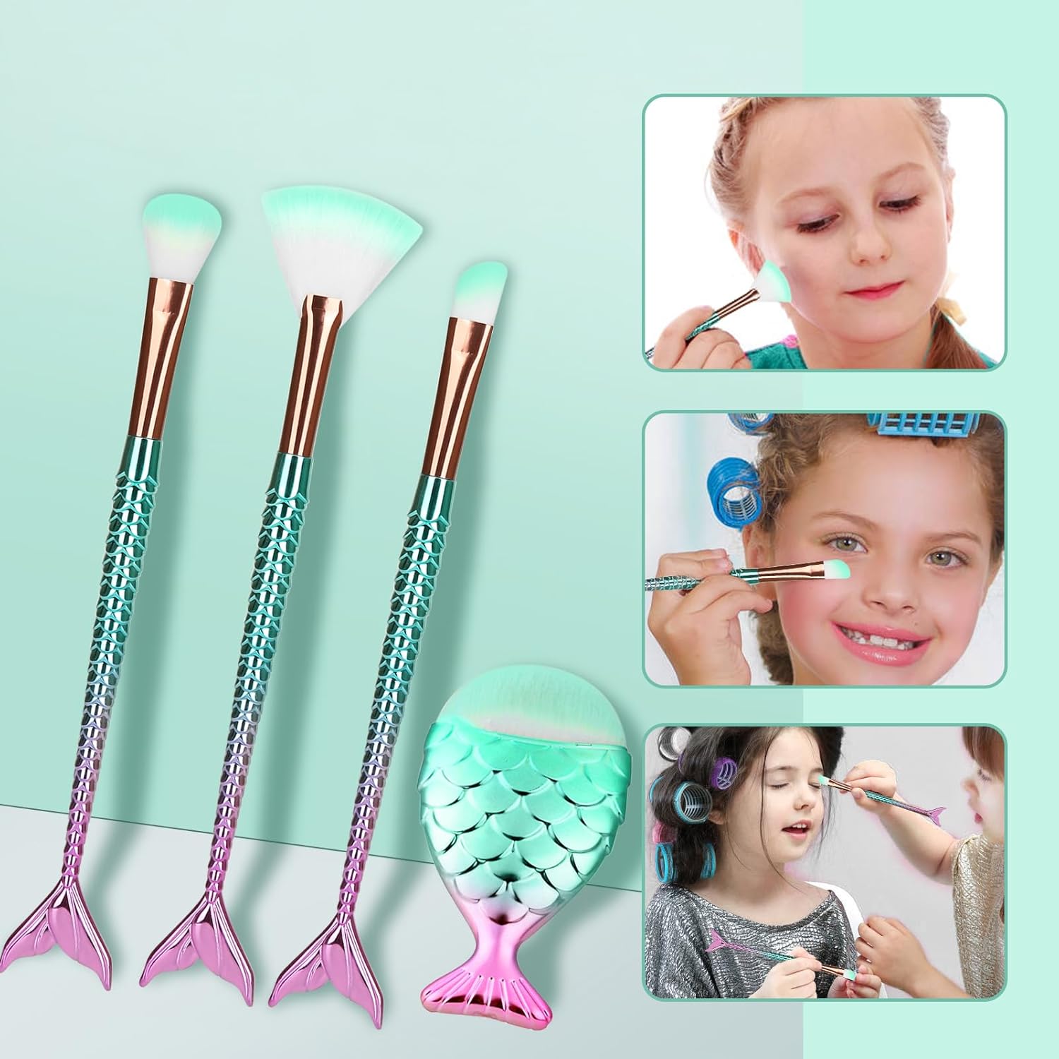 Makeup Brush Set 11Pcs Eye Makeup Brushes, Eyeshadow Concealer Eyeliner Brow Blending Brush Tool - Image 4