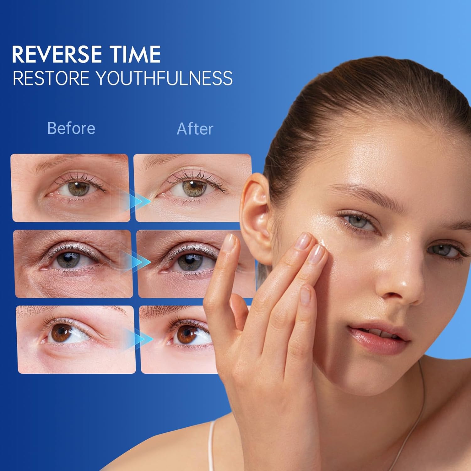 Revitalizing 0.68 fl. oz Eye Cream with 6% Caffeine, 1% Retinol, and Hyaluronic Acid for Dark Circles - Image 6