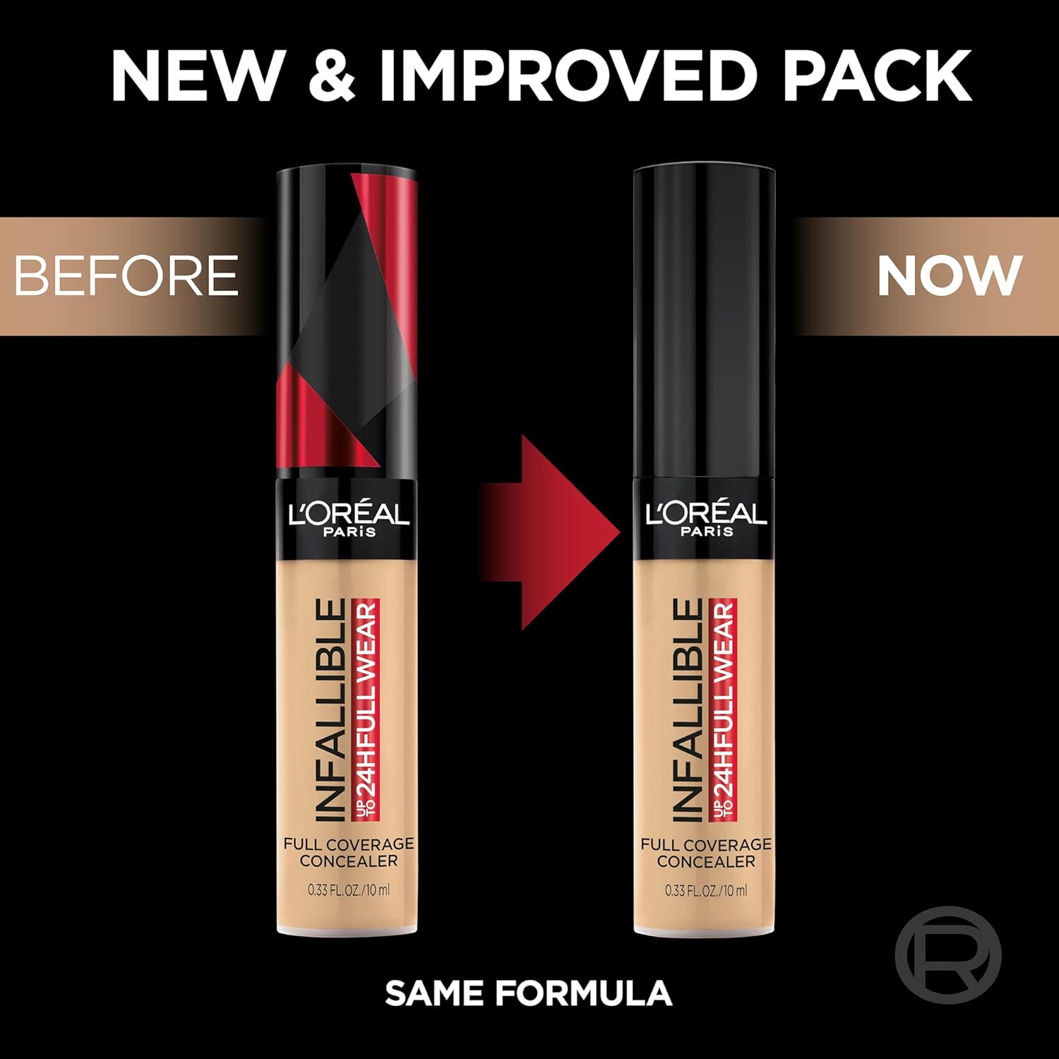 L'Oreal Paris Makeup Infallible Full Wear Waterproof Matte Concealer, Full Coverage, Ivory, 0.33 fl. oz. - Image 3