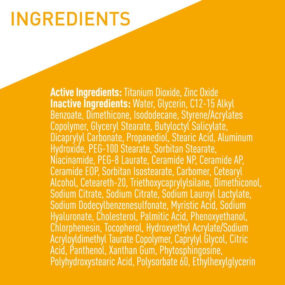 CeraVe SPF 50 Oil-Free Mineral Face Sunscreen with Zinc Oxide, 2.5 oz, New - Image 7