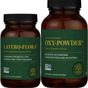 Global Healing Center Colon Cleanse Program, 6-Day Quick Cleanse with Step-by-Step Instructions - Oxygen Based and Natural Colon Cleanse Paired with Probiotic Supplement for Healthy Digestion Support