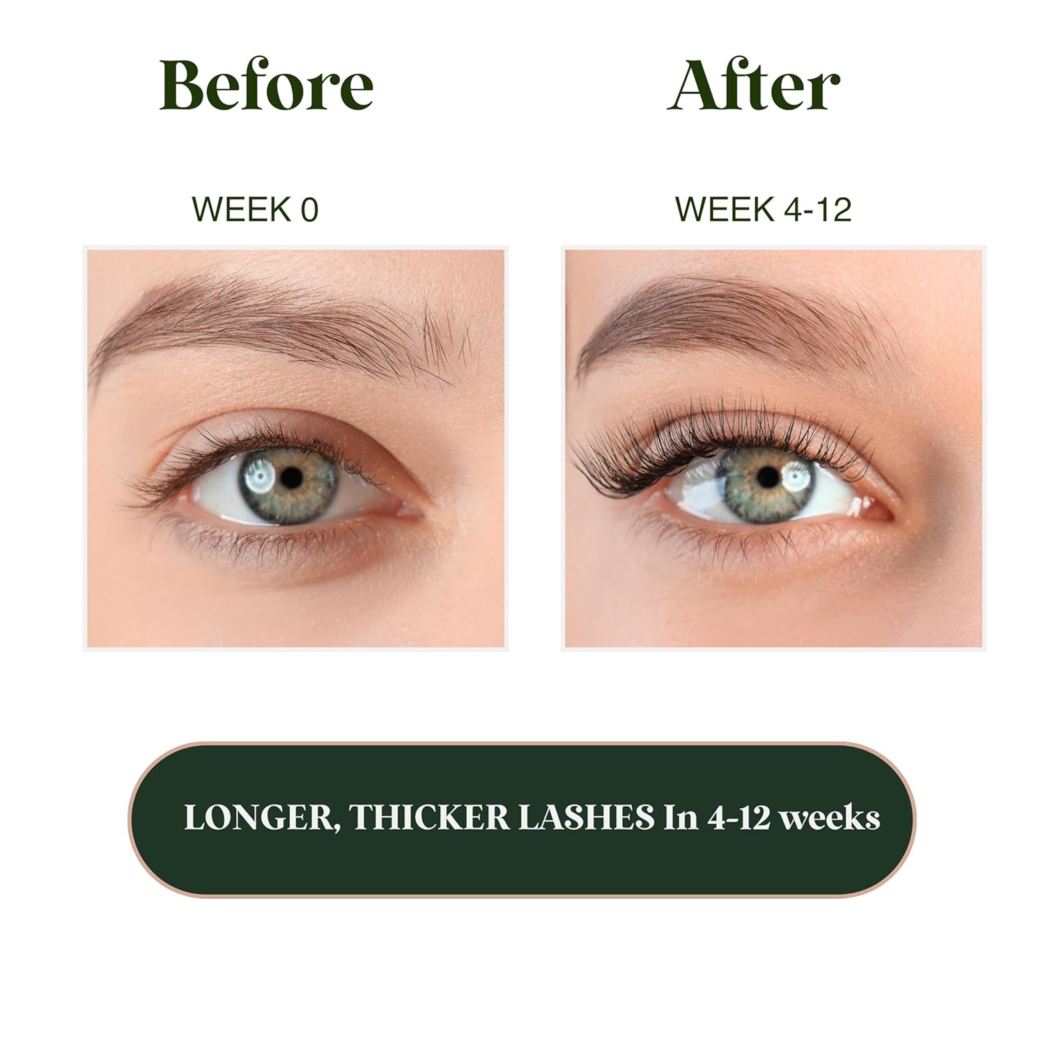 Organic Castor Oil Eyelash Growth Serum For Eyelashes and Eyebrows with Mascara Tube Filled with Premium Cold Pressed, Hexane Free Castor Oil - Image 3