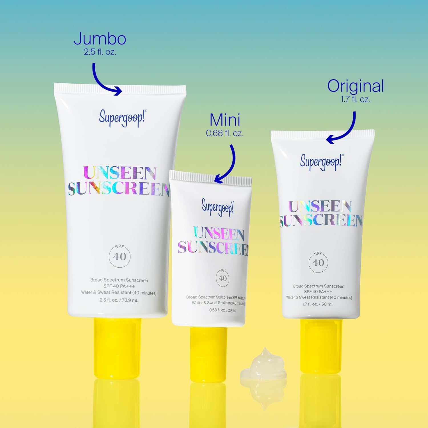 Supergoop! Unseen Sunscreen - SPF 40 - Invisible, Broad Spectrum Face Sunscreen + Makeup-Gripping Primer - Weightless, Scentless, Oil Free - For All Skin Types & Skin Tones - 1.7 fl oz - Image 7