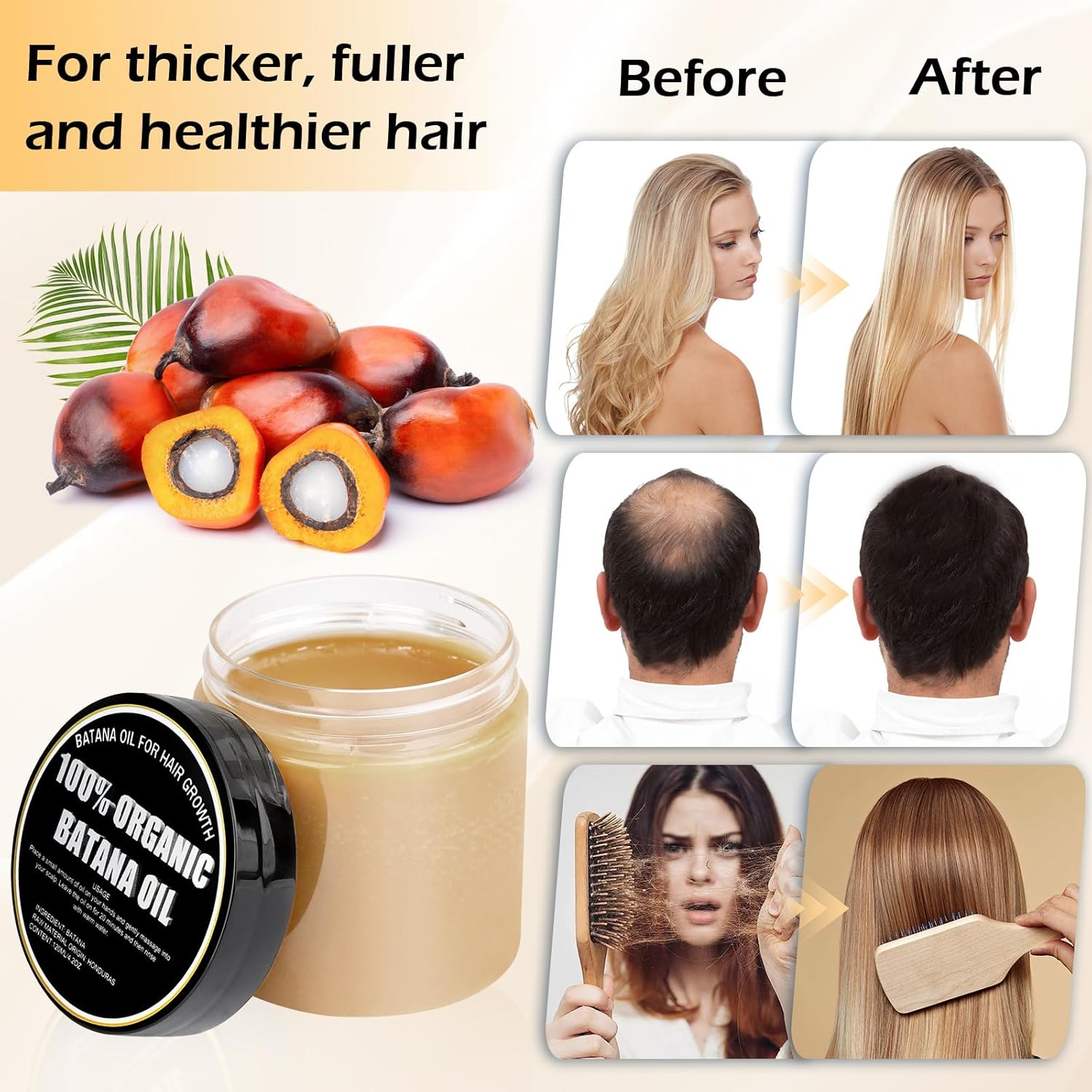 8 oz Raw Batana Oil for Hair Nourishment, Revitalization, and Deep Hydration - Image 5