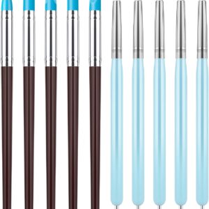 10Pcs Silicone Clay Sculpting Tool, Modeling Dotting Tool & Pottery Craft use for DIY Handicraft, Silicone Brush, Sculpture Pottery, Nail Art