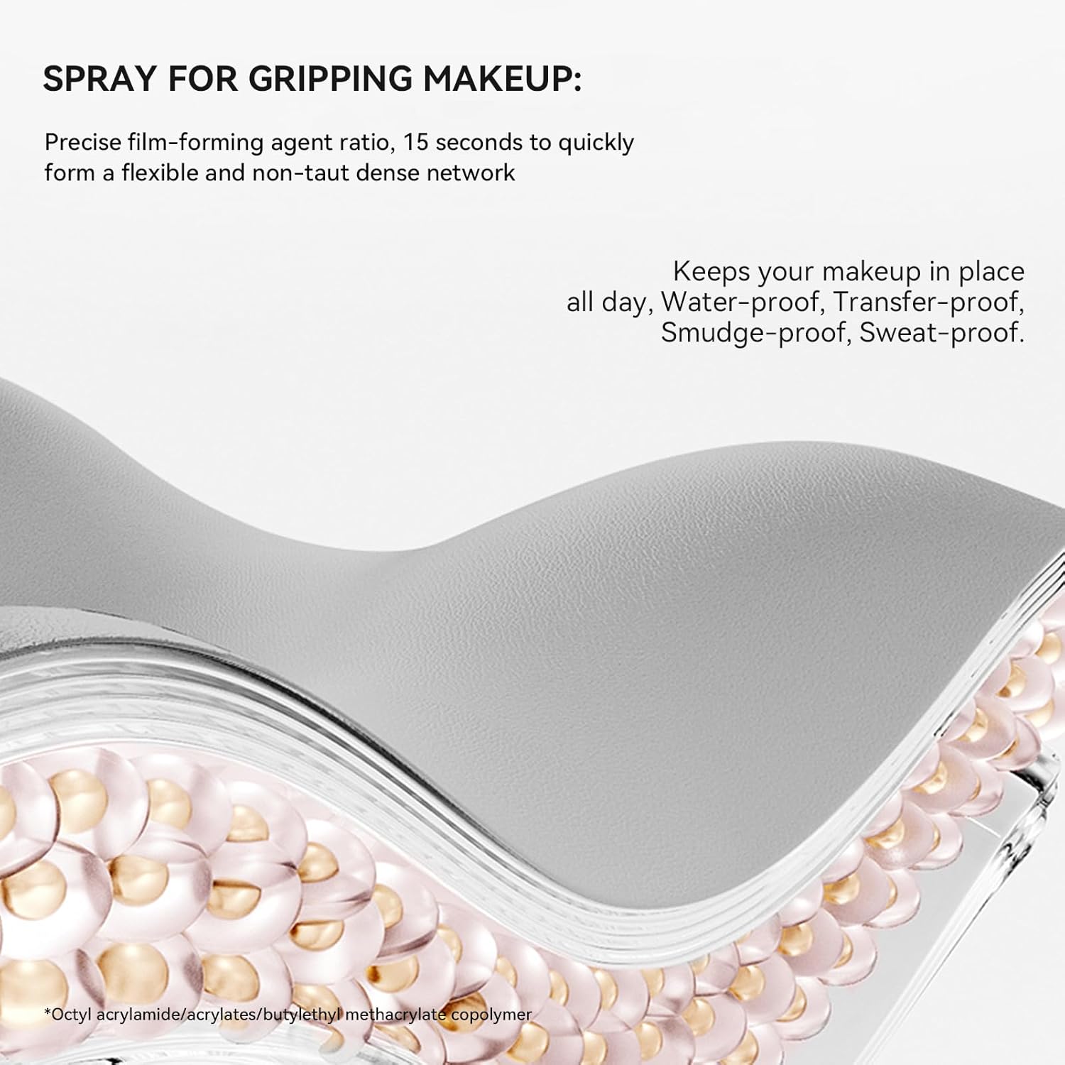 KISSIO Makeup Setting Spray,Long Lasting Setting Mist for 16HR Makeup Wear,Lightweight,Hydrating and Soothing,Fine Mist,Natural Finish for All Skin Type,2.7 FL OZ - Image 3