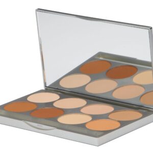 Graftobian HD Pro Powder Foundation Palette, (Warm)