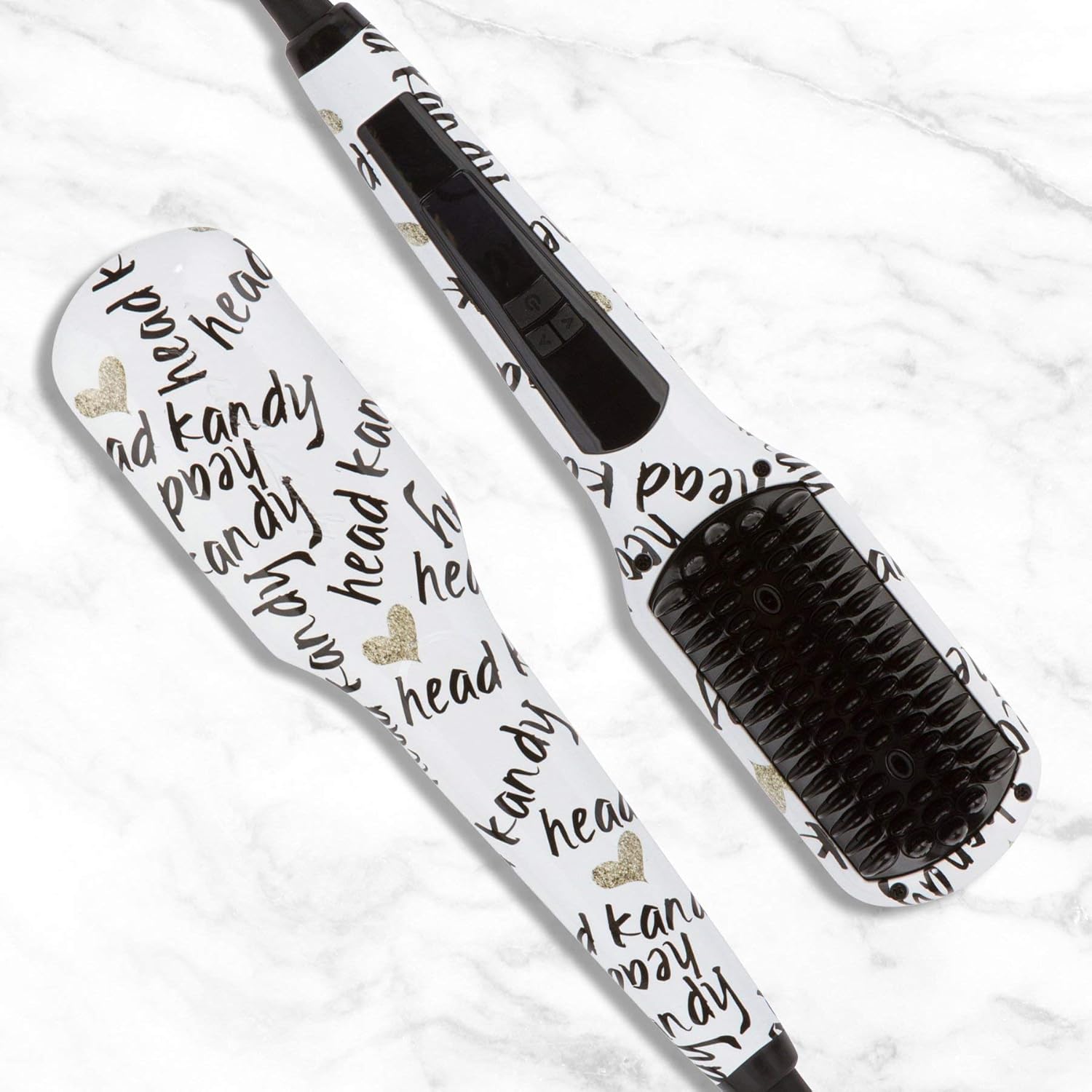 Head Kandy One Upper Hair Straightening Brush with Heat | Hot Brush with Ceramic Plating | Anti Scald Technology | Kandy Love - Image 7