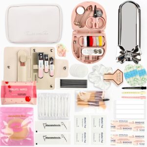 Women's Emergency Kit for Weddings - Survival Set With Makeup Bag, 36 Pc Essential Items for Brides Daily
