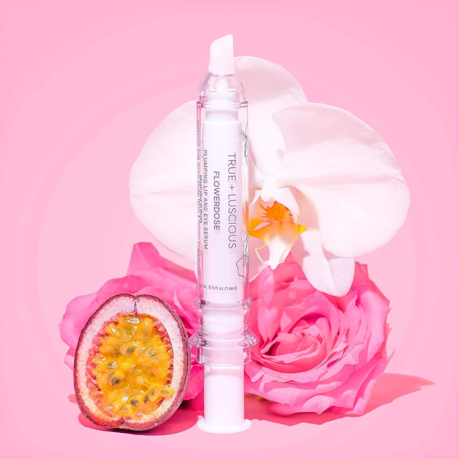 True + Luscious Angel Eyeshadow Primer Light & Flowerdose Lip Serum Duo Set - Image 3