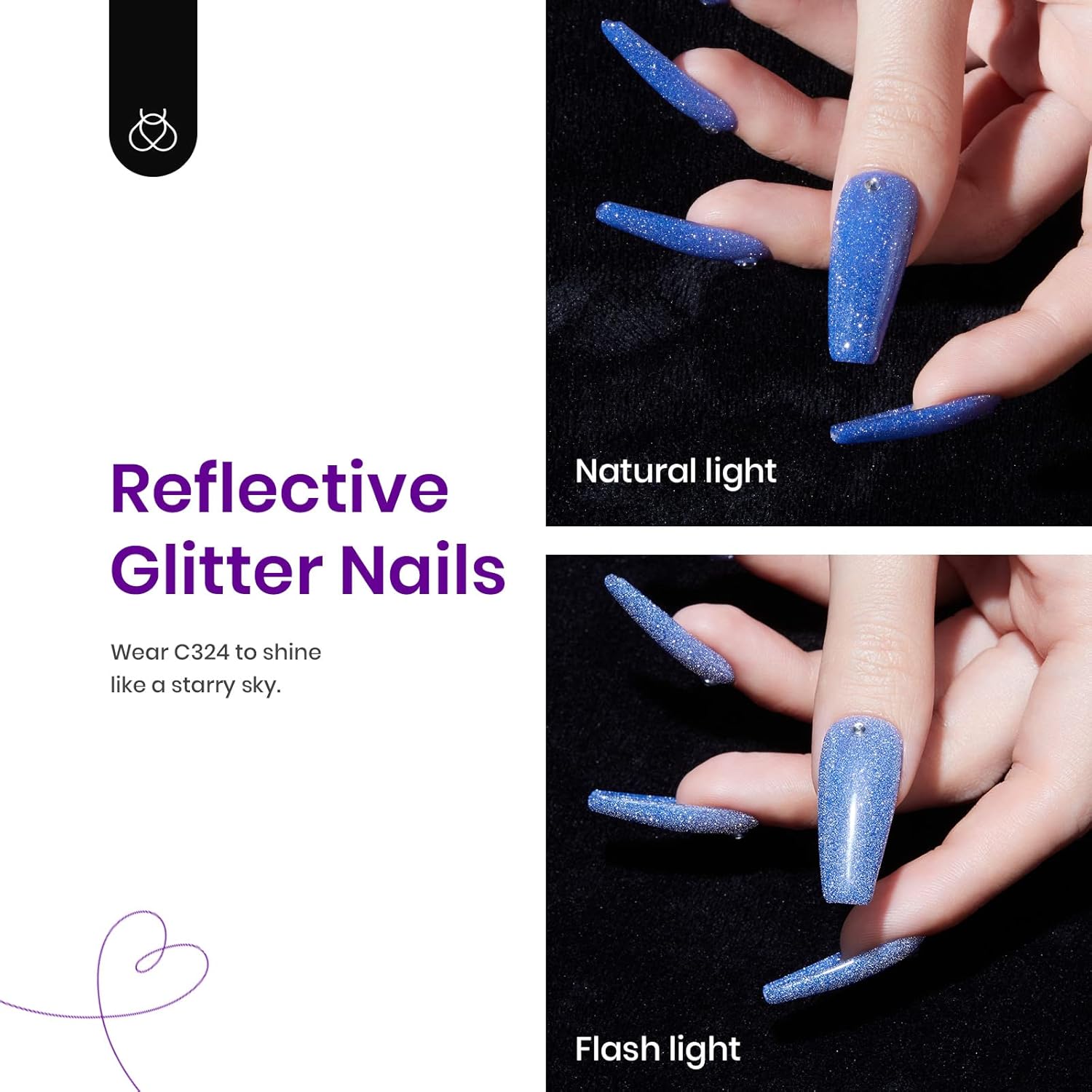 Beetles Color Changing Gel Nail Polish Kit, 6 Colors Pink Red Glitter Blue Purple Mood Temperature Change Nail Polish Gel Set Soak Off Nail Art Gel DIY Salon Manicure Gift - Image 5