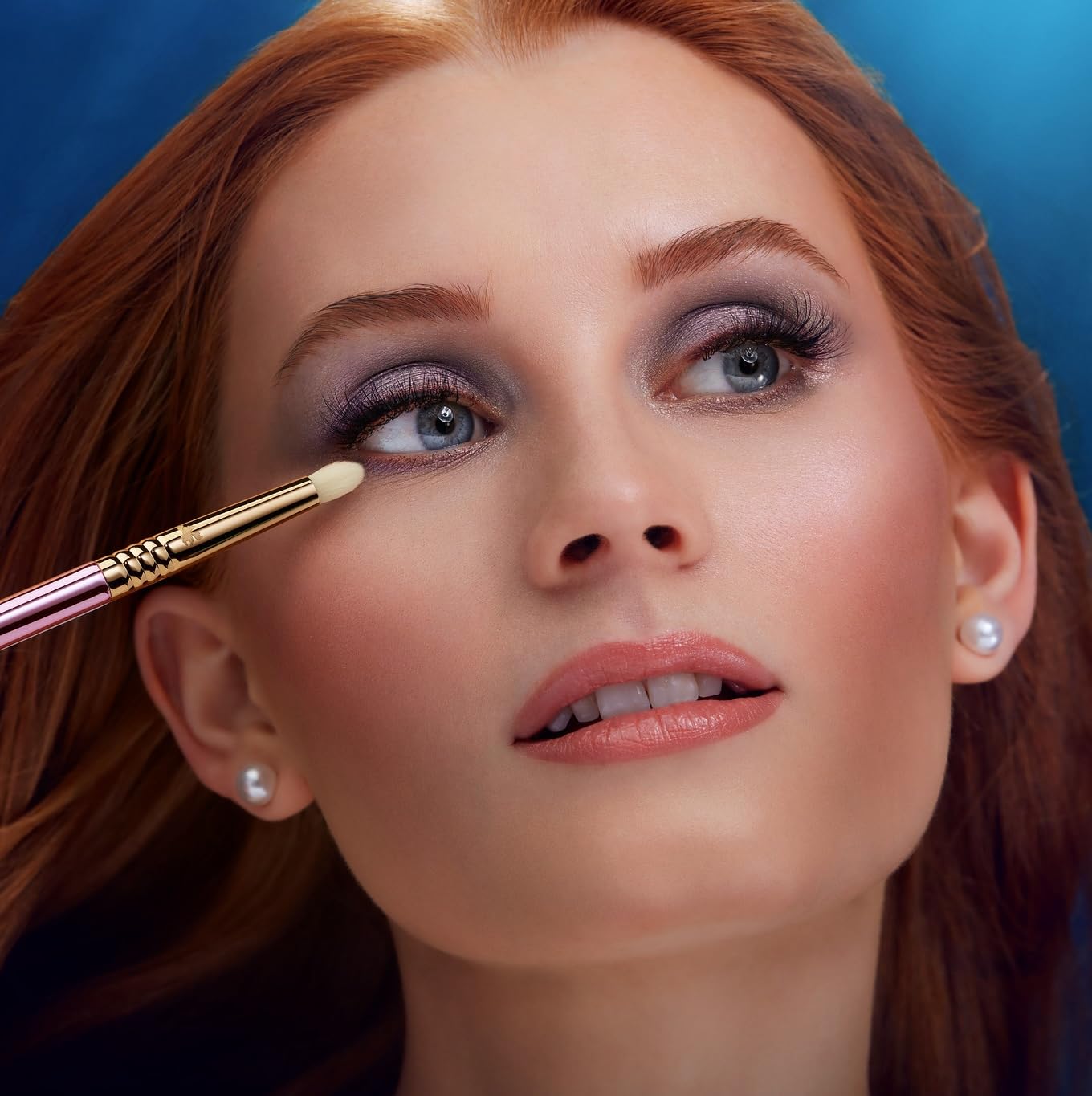 Sigma Beauty The Little Mermaid Makeup Brush Set - Face and Eye Shadow Brushes - Hypoallergenic Blending + Beauty Bag - Image 8