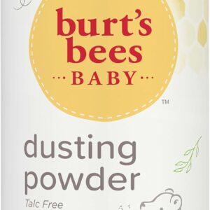 Burt's Bees Baby Dusting Powder, Talc Free and Hypoallergenic for Safe and Gentle Comfort, 100% Natural Origin, Pediatrician Tested, 7.5 Oz