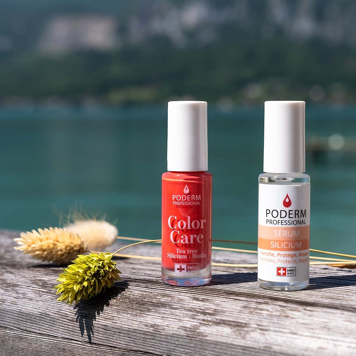 PODERM Coral Pink Nail Polish - Vegan, Natural Ingredients, Tea Tree Enriched, For Hands & Feet - Image 5