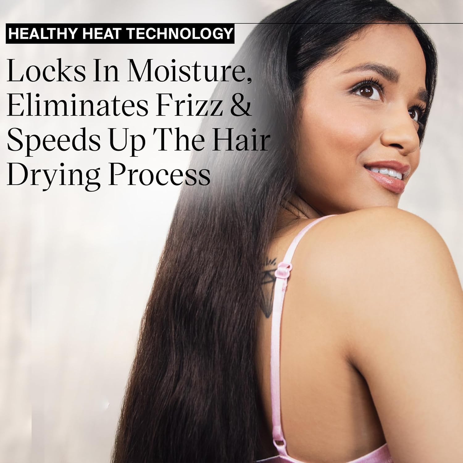 Eva NYC Healthy Heat Pro-Lite Dryer, Styling Hair Dryer, Lightweight Blow Dryer w/Far-Infrared, 2-Speed & 3-Heat Blowdryers for Hair, Hair Dryer with Diffuser & Concentrator, Lavender - Image 7