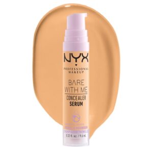 NYX PROFESSIONAL MAKEUP Bare With Me Concealer Serum, Concealer Makeup For Up To 24Hr Hydration - Golden