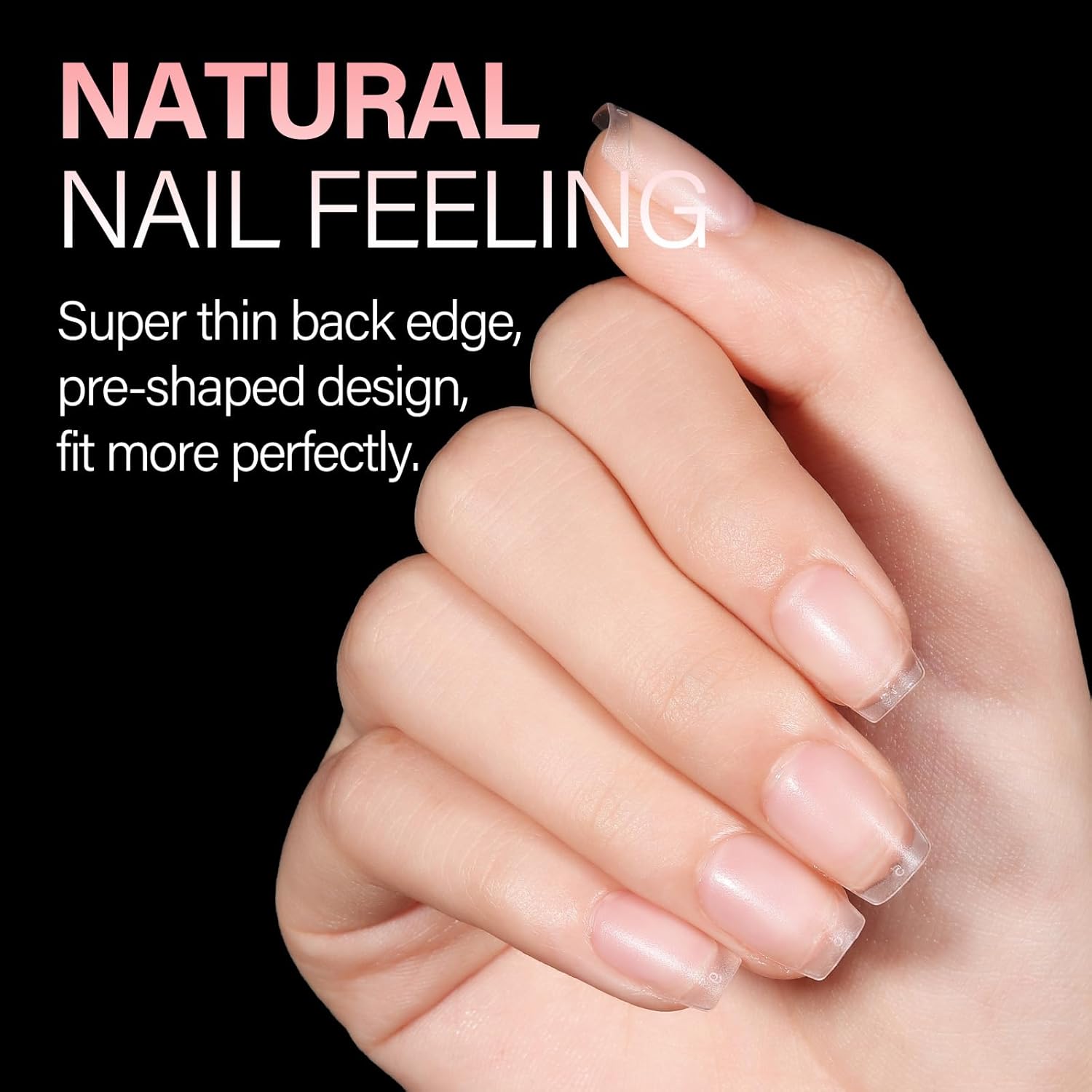 AILLSA Extra Short Coffin Nail Tips 15 Sizes Options Gel Nails Tips Full Cover Matte Prefiled Coffin Nails Tip Clear Soft Fake Nail Tip 240PCS with Storage Box - Image 7