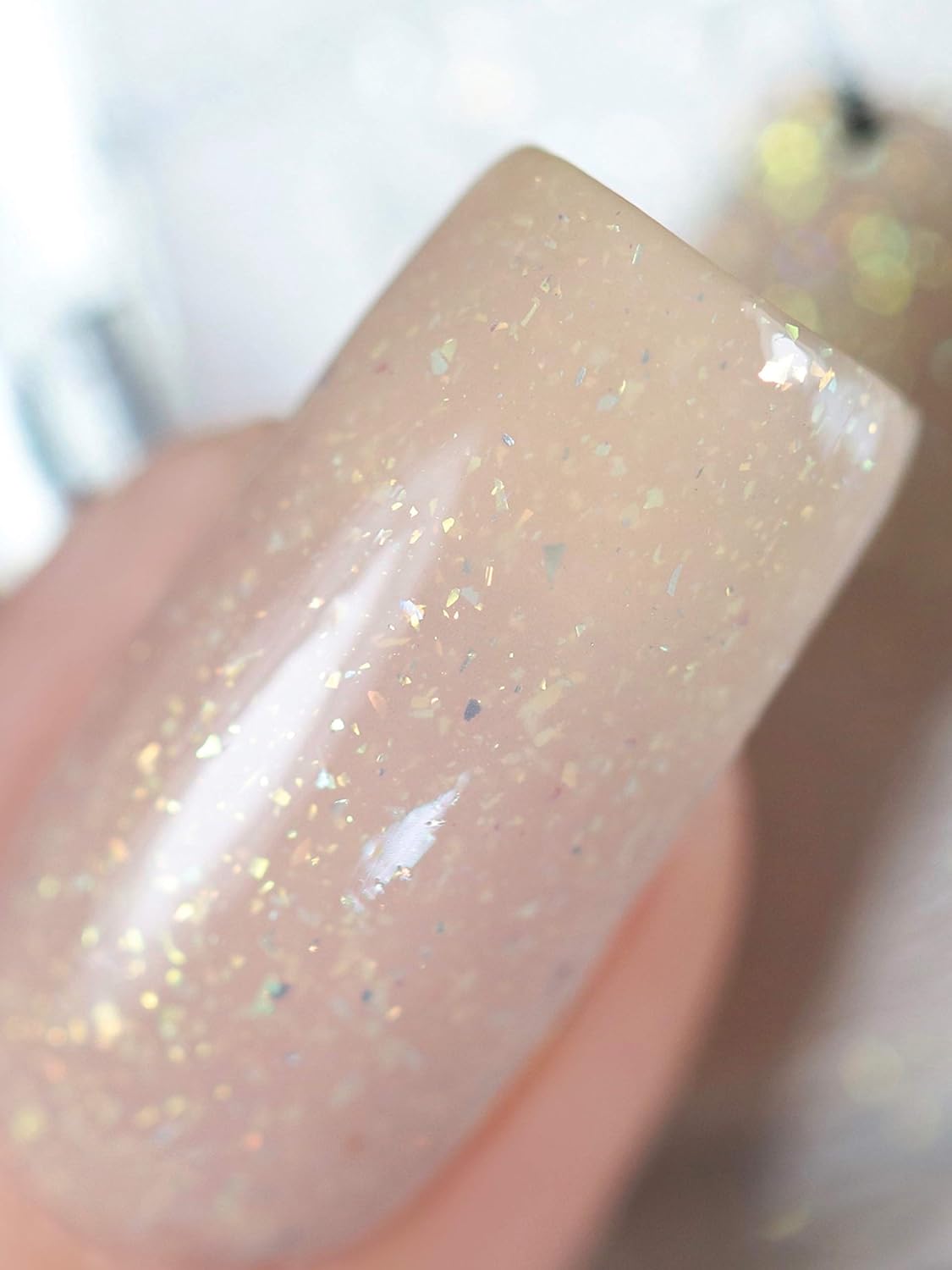 ILNP Poised - Cream Shimmer Sheer Jelly Nail Polish - Image 7