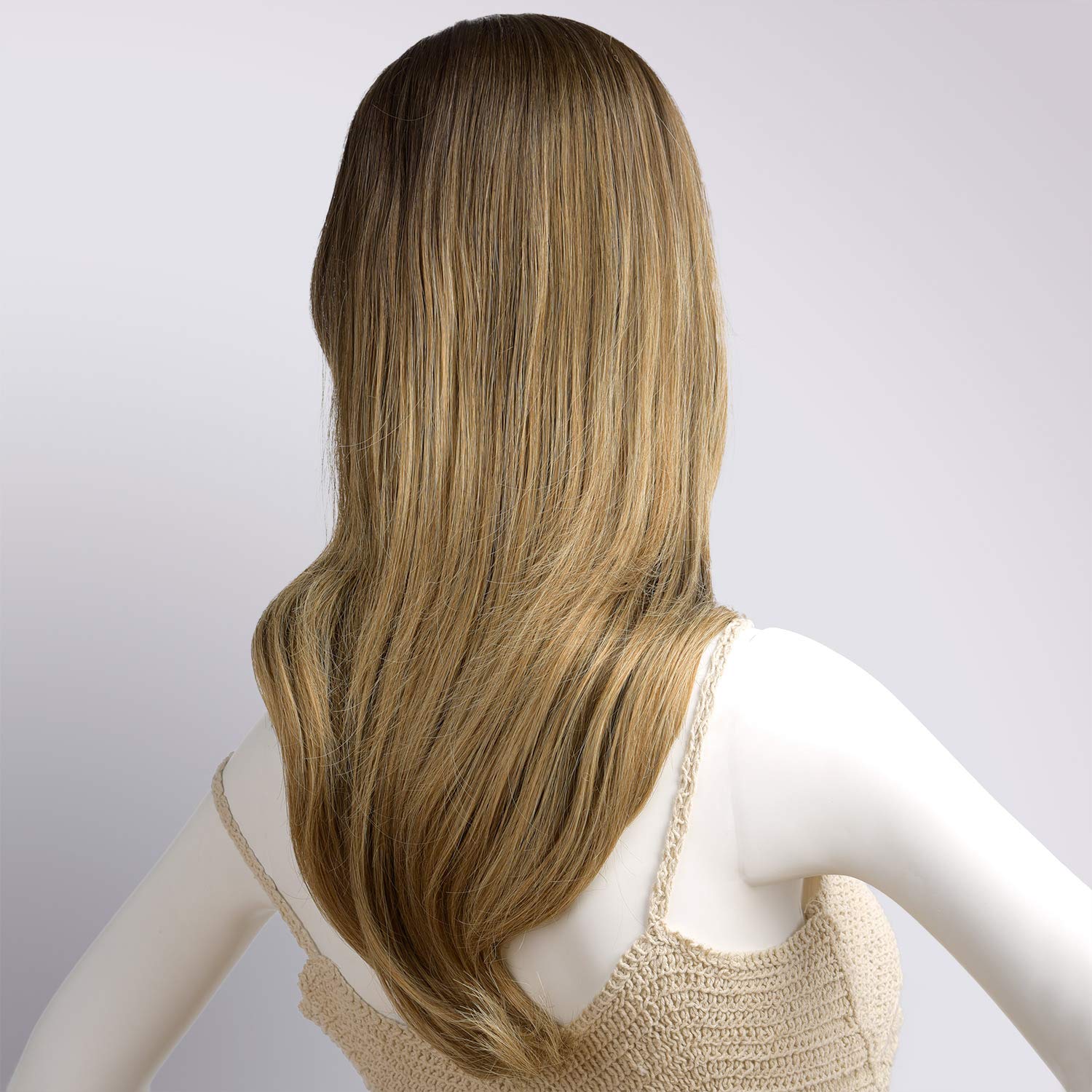 24“ Long Wavy Clip in Half Head Tied Wig Japanese Synthetic fibers Hair Extensions For Women 210g (9-7-2#) - Image 2