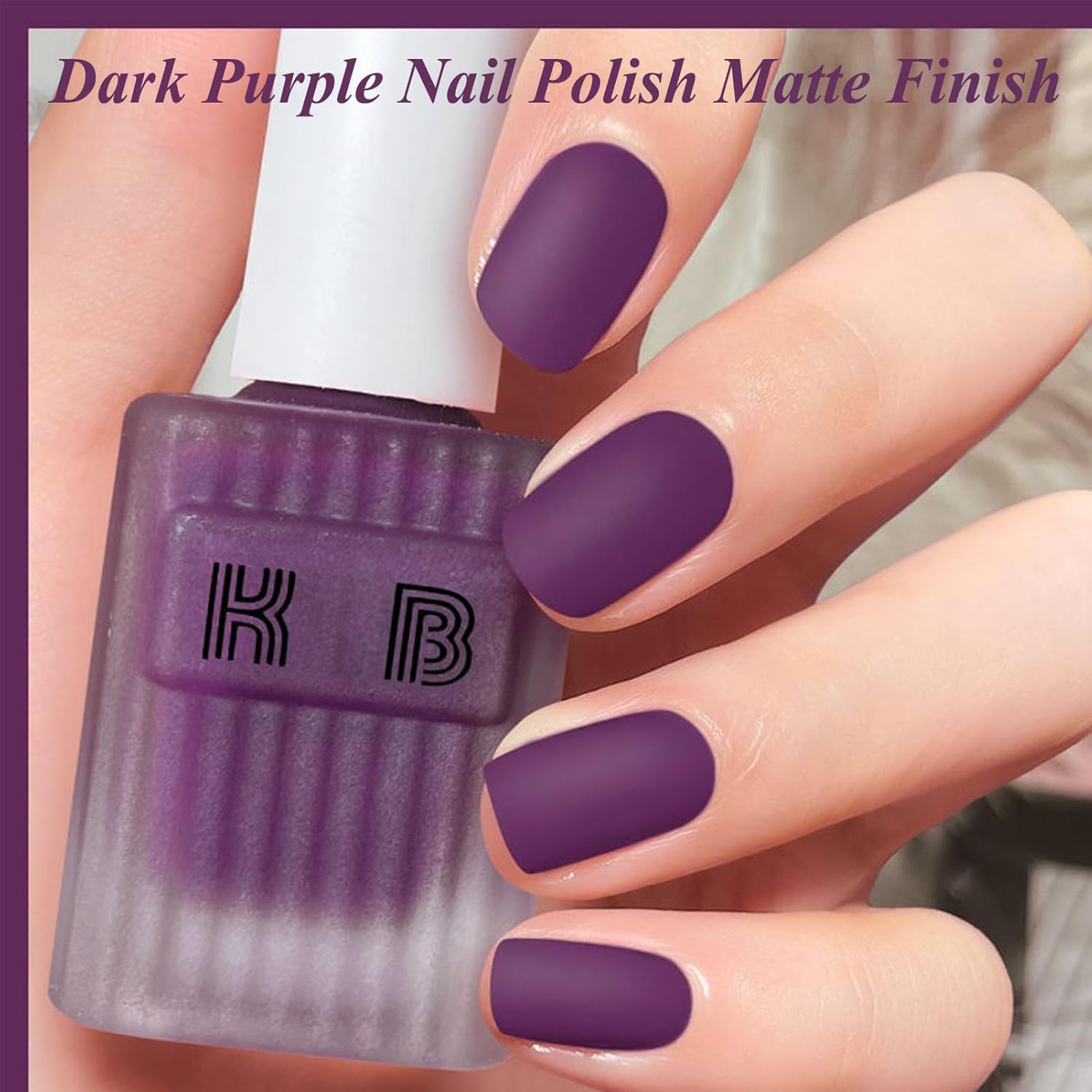 Matte Nail Polish Set, 3Pcs Matte Finish Nail Polish Instant Dry, Velvet Gel Nail Polish without UV Light Needed, Nail Polish Gift Set for Women Girls, Pink, Red and Blue - Image 4