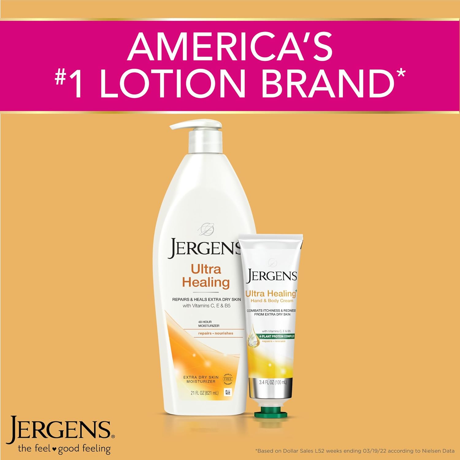 Jergens Ultra Healing Extra Dry Skin Hand and Body Moisturizer 32oz - Image 7