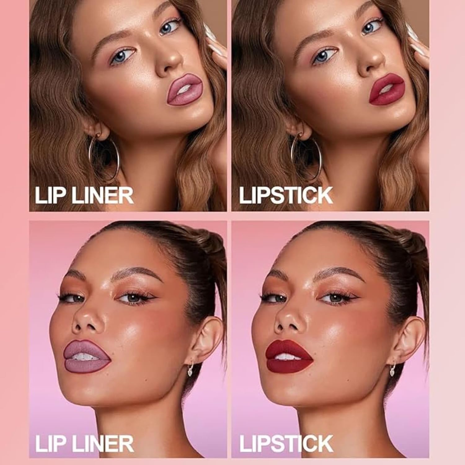 Genli Oil Balm, Hydrating Lip Balm & Matte Lipstick 2-in-1 Set - Waterproof Long-Lasting Lip Liner with Non-Stick Cup Technology, All-Day Moisturizing for Smooth Glossy Shine (07) - Image 6