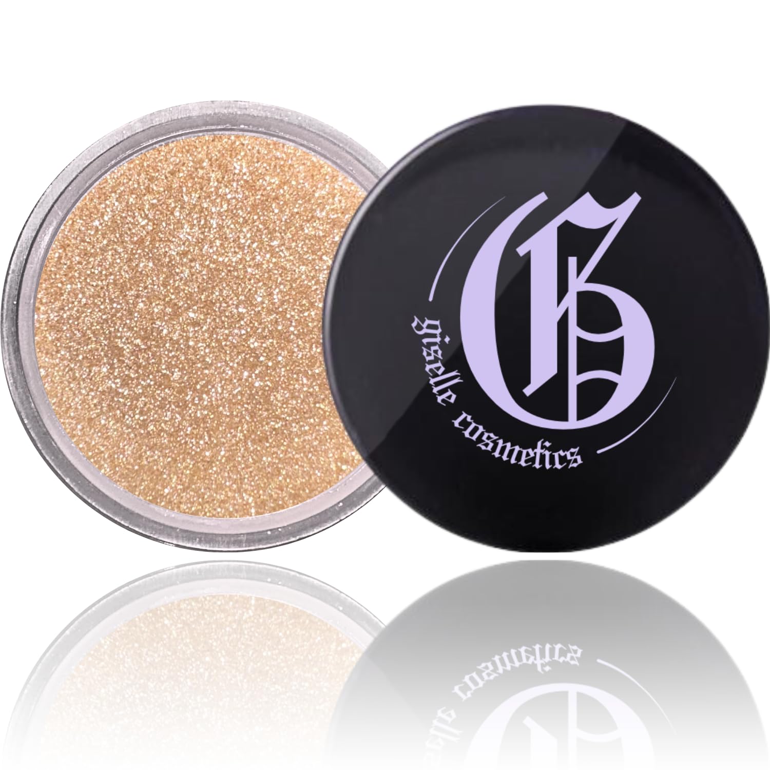 Crushed Diamond Tan Eyeshadow Palette - Organic Brown Nude Gold Shimmer 5g - Image 7