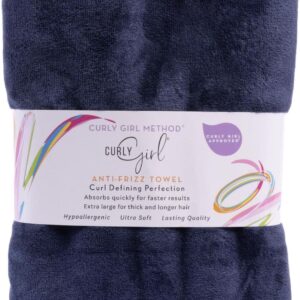 Curly Girl Towel for Women with Curls, Anti-Frizz, Absorbent, Fast Drying, Curly Hair, Microfiber Hair Drying Towel for Curls