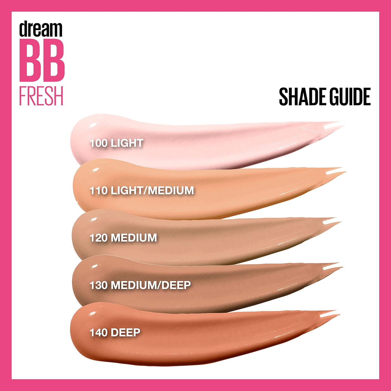 Maybelline Dream Fresh Skin Hydrating BB cream, 8-in-1 Skin Perfecting Beauty Balm with Broad Spectrum SPF 30, Sheer Tint Coverage, Oil-Free, Light/Medium, 1 Fl Oz - Image 8