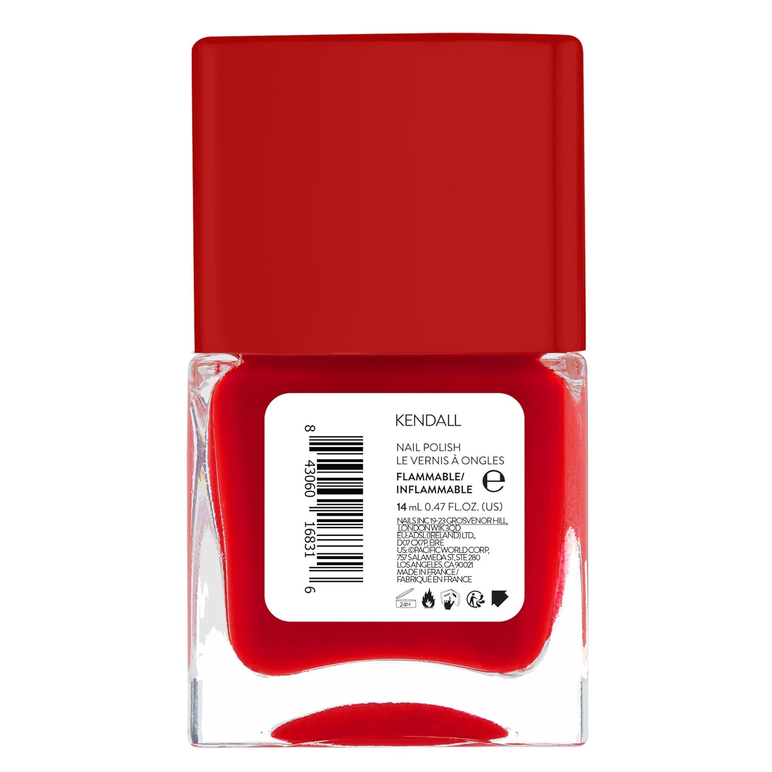 Nails Inc It's Topless Gel Nail Polish, 4-in-1 Base Coat, Treatment, Color & Top Coat, Long Lasting, Strong, Chip Free Nails, Glossy Salon Quality Manicure, Air Dry Nail Polish, Kendall, 0.47 Fl Oz - Image 11
