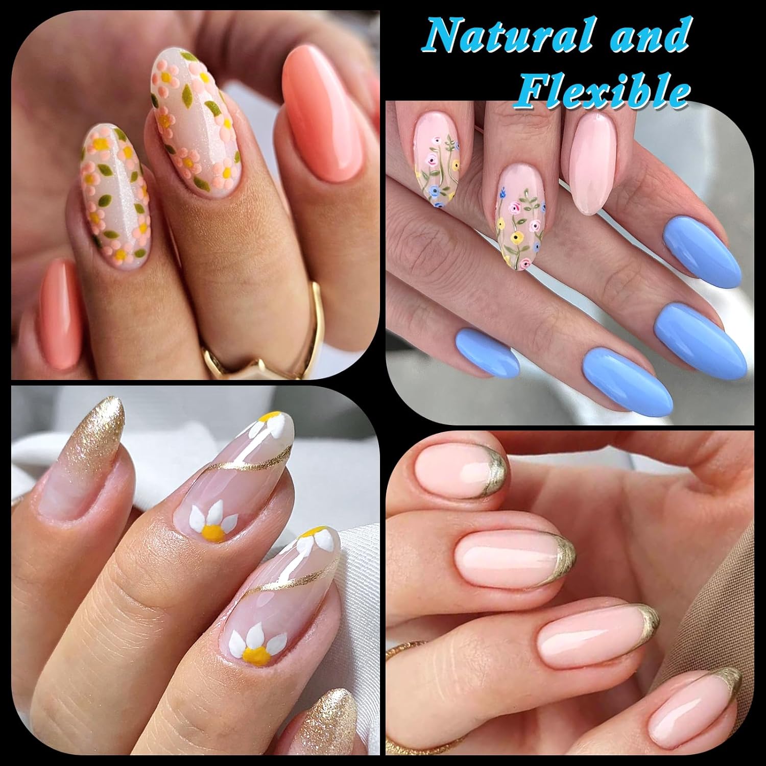 LoveOurHome 600pc Oval Nail Tips Medium Fake Nails Clear Press on Nails Medium Oval Soft Gel Nail Tips Full Cover False Nail Clear Gel Tip for Acrylic Nails Extension Press Nails Making - Image 6