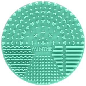 MINTHE™ Makeup Brush Cleaner Mat | 2 Pack | Silicone Make up Cleaning Pad