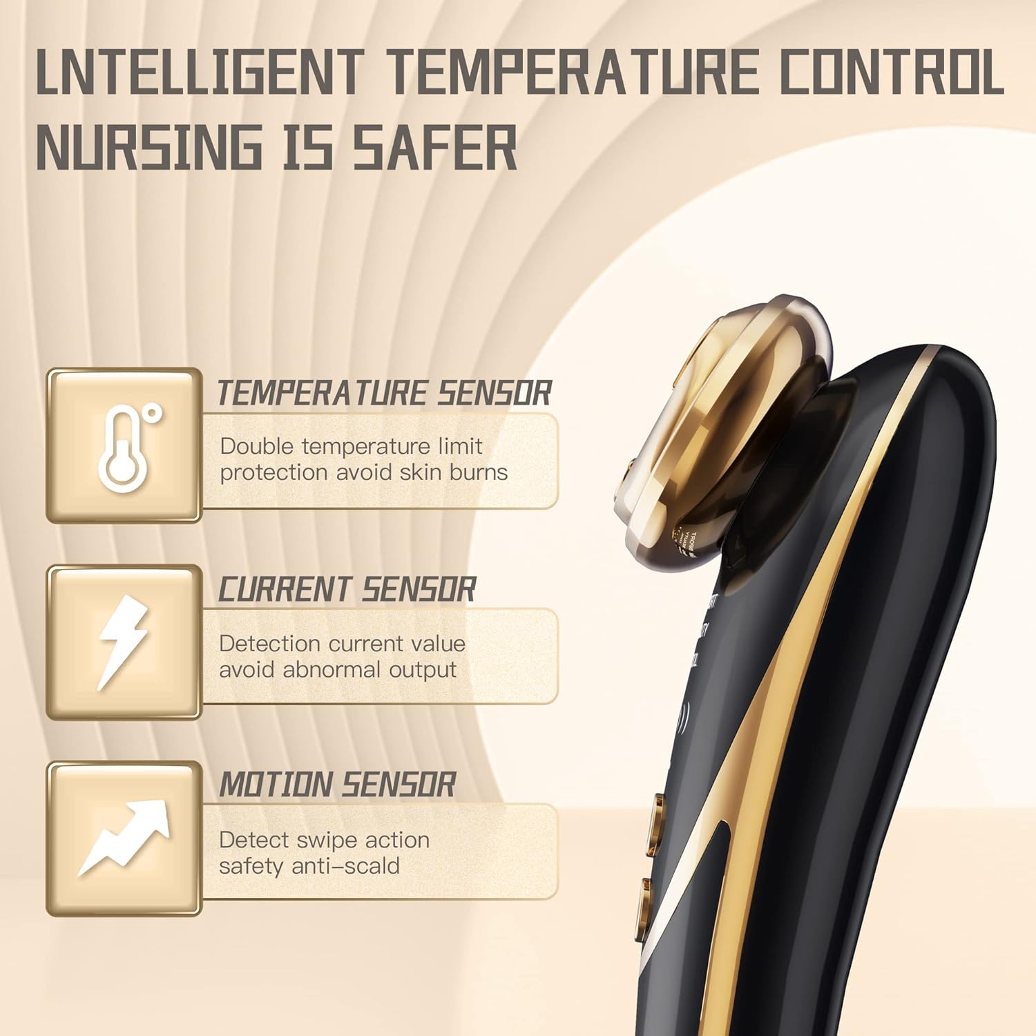 Radio Frequency Facial Machine with EMS - Anti-Aging Skin Tightening Rejuvenation Skin Care Eqipment Home Use,5 in 1 Light Therapy for Wrinkles Lifting High Frequency Face Massager. - Image 4