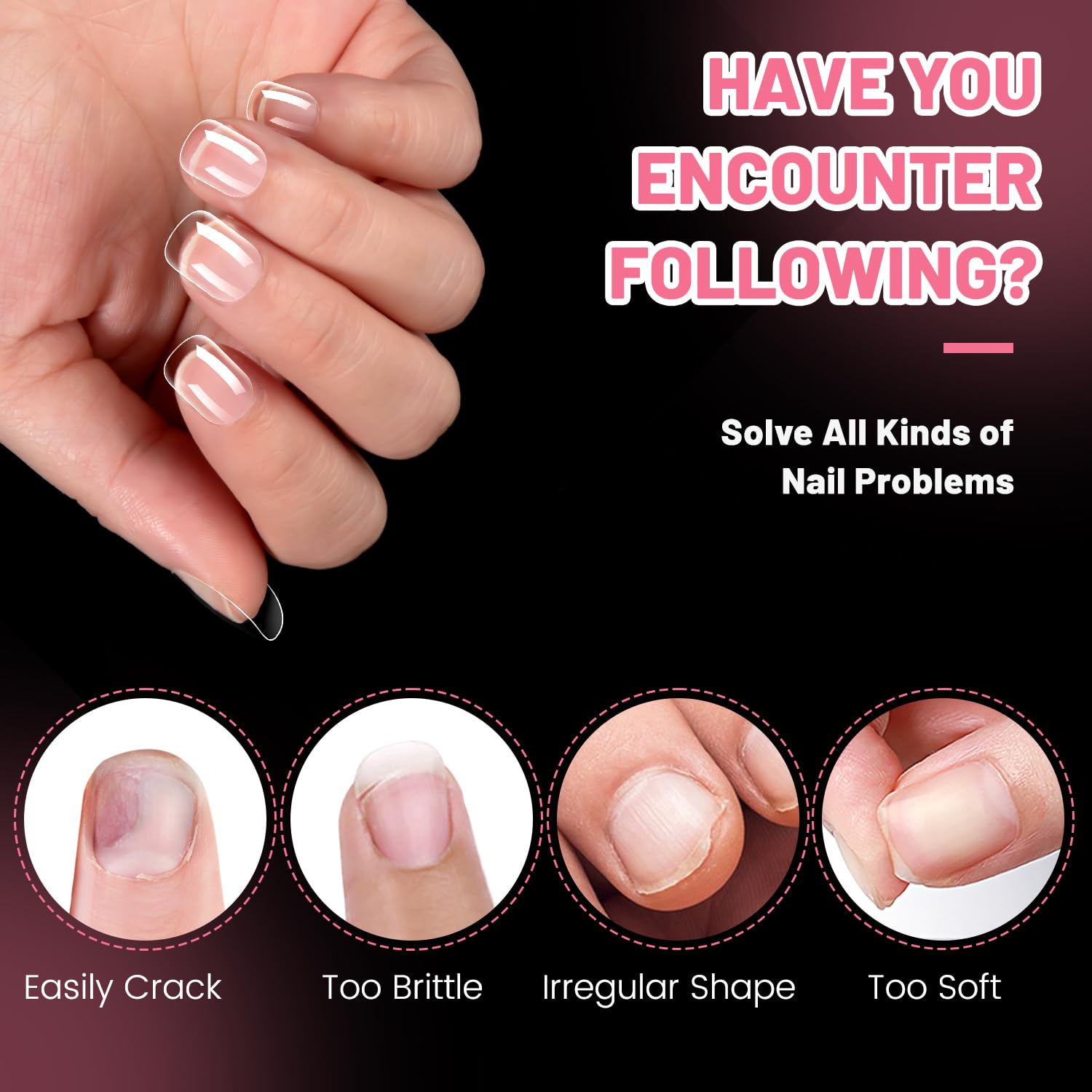 krofaue Kids Fake Nails - Short Oval Clear Nail Tips 240pcs Kids Press On Nails for Little Girls Full Cover Children Fake Nails Decoration 10 Sizes Artificial Acrylic Soft Gel Nail Tips - Image 5