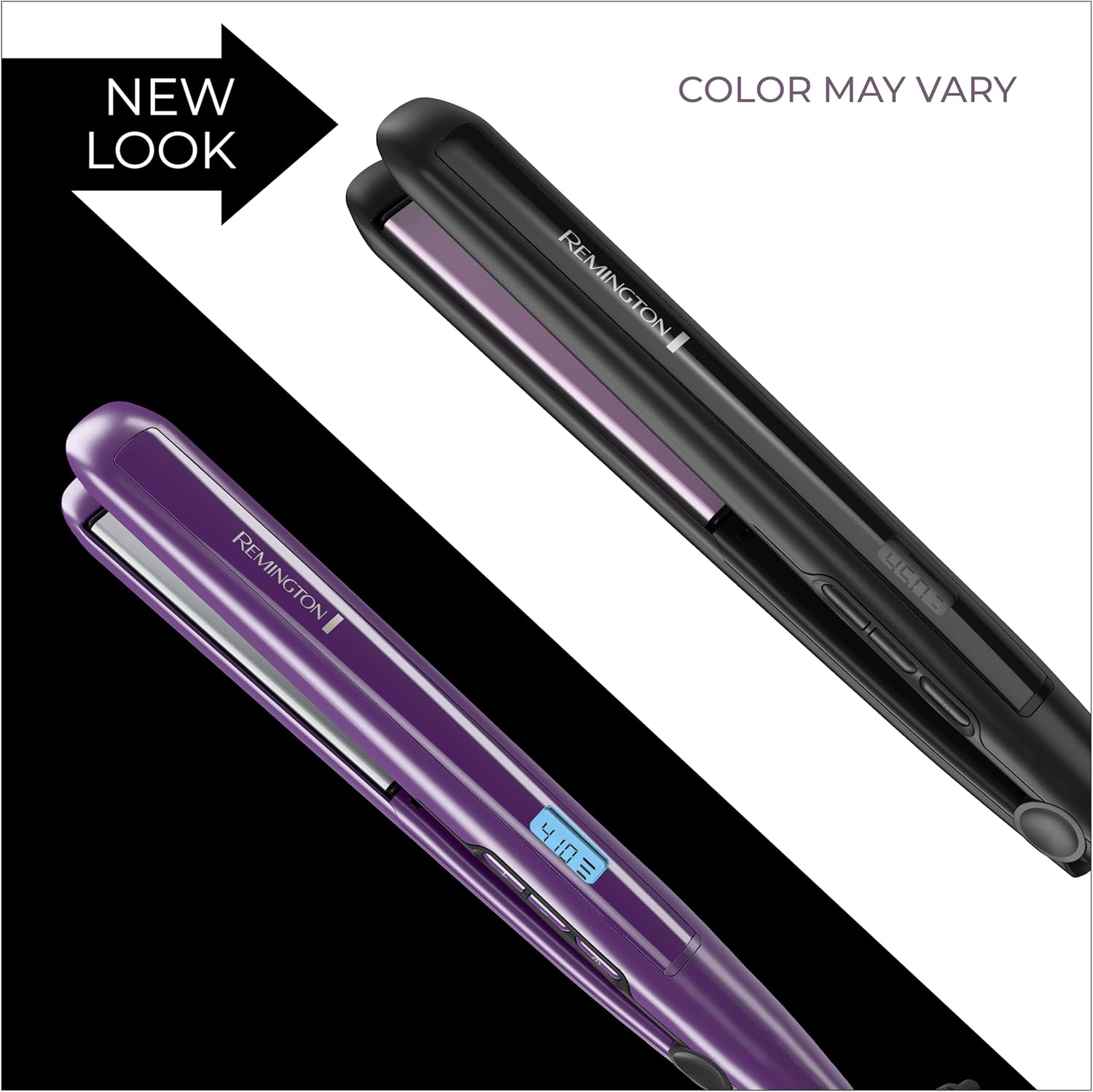 Remington 1" Flat Iron, Hair Straightener with Anti-Static Technology, Rapid 30-Second Heat-Up, 60-Minute Auto Shut-Off, 30% Longer Ceramic Floating Plates, and Titanium-Ceramic Coating - Image 2