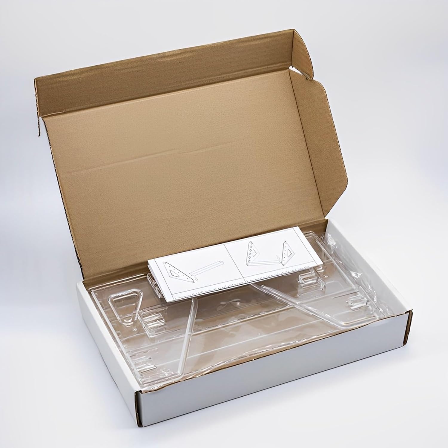 3-Layer Clear Acrylic Nail Polish Organizer and Eyeglasses Display Stand - Image 7