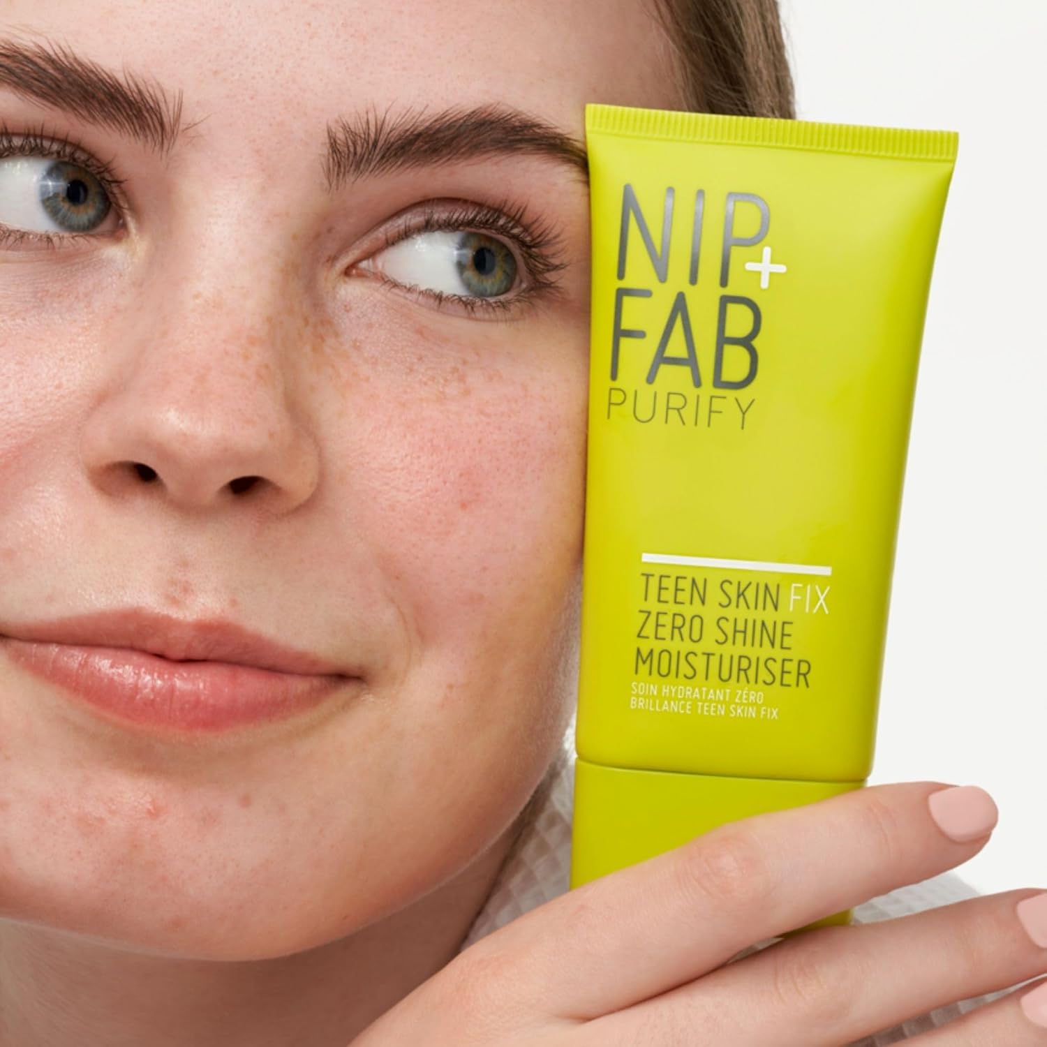 Nip+Fab Teen Skin Fix Zero Shine Face Moisturizer with Niacinamide and Antioxidant Wasabi Extract, Shine Free Mattifying Facial Cream for Oil Control Prevent Breakouts Even Skin Tone, 1.35 Ounce - Image 2