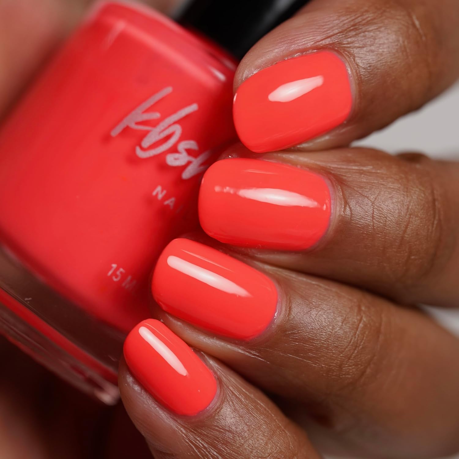 KBShimmer Totally Outrageous Neon Crème Nail Polish 0.5 oz Full Sized Bottle - Image 3