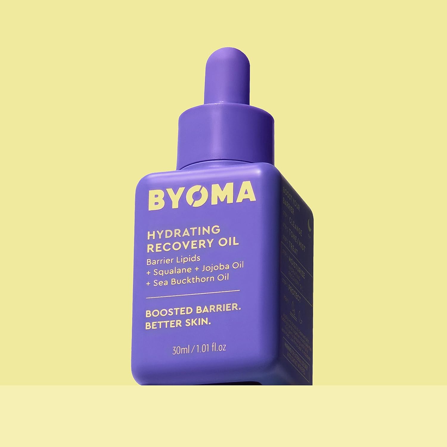 BYOMA Hydrating Recovery Oil - Luxury Face Oil with Squalane, Jojoba Oil & Seabuckthorn Oil - Instant Radiant and Glowy Skin - Barrier Repair Facial Oil - 1.01 fl. oz - Image 5