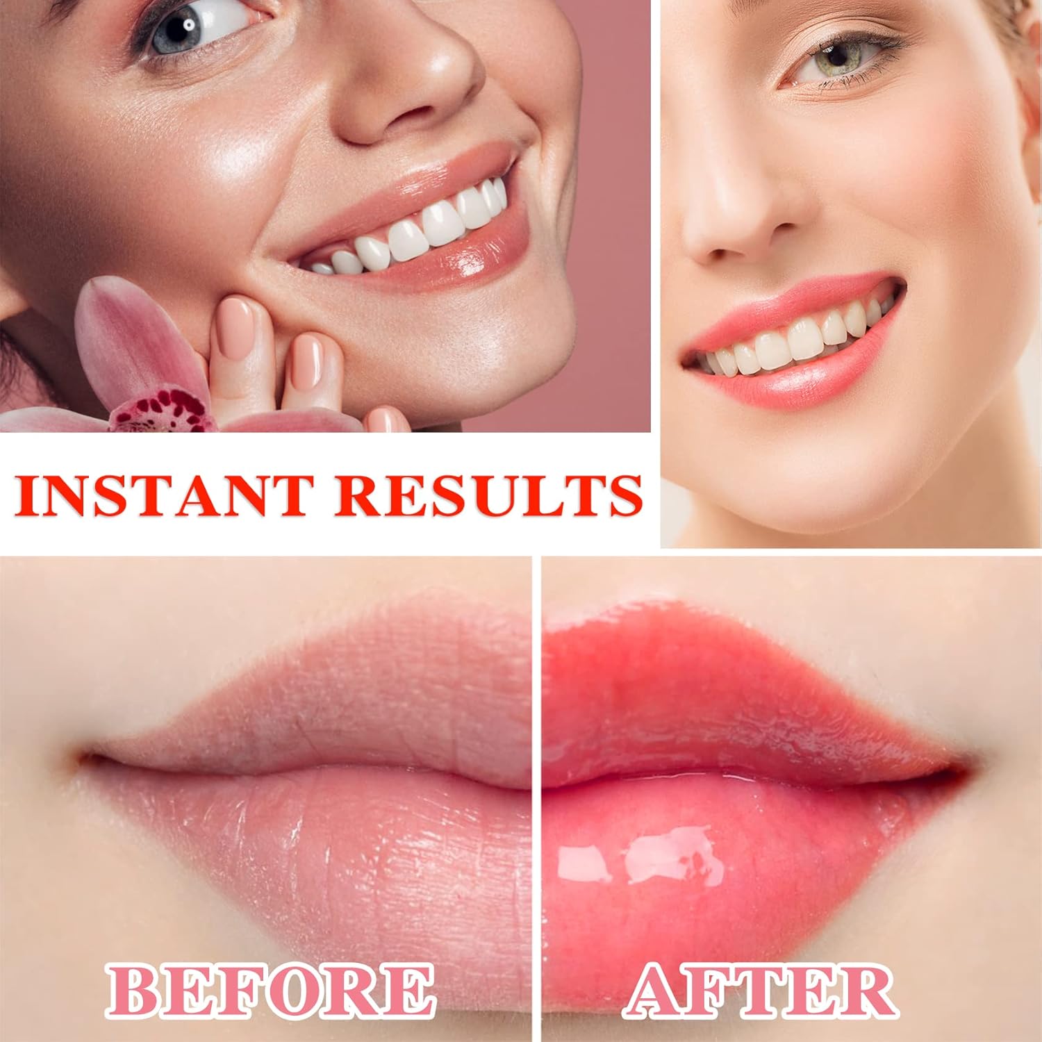 3 Pcs Aloe Vera Lipstick,Long Lasting Lip Care Nutritious Plumper Lip Balm Moisturizer Magic Temperature Color Change Lip Gloss - Image 4