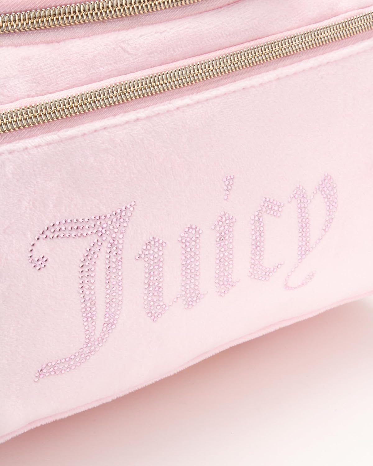Juicy Couture Women's Cosmetics Bag - Hanging Travel Makeup and Toiletries Small Duffel Bag, Pink - Image 3