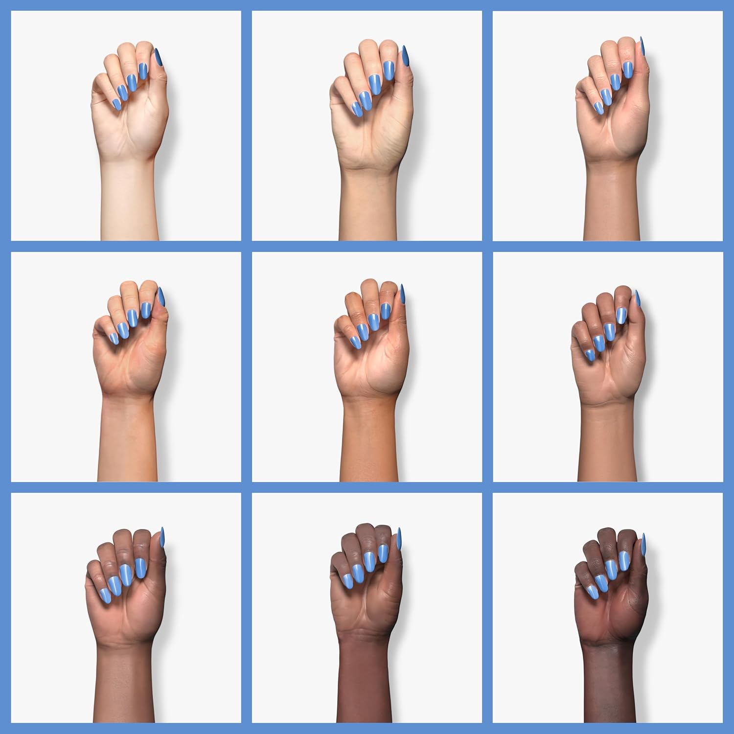 essie Nail Polish, Salon-Quality Cornflower Blue Nail Polish, Vegan, Ripple Reflect, 0.46 fl oz - Image 3