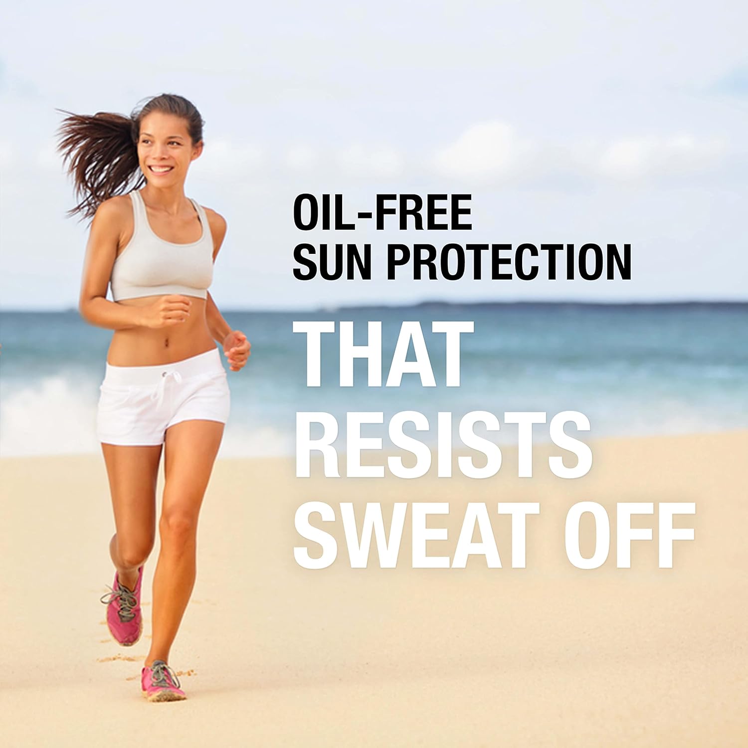 Neutrogena Sport Face Sunscreen SPF 70+, Oil-Free, 2.5 fl oz, Sweat & Water-Resistant, Broad-Spectrum UVA/UVB, Nourish & Restore Skin Balance, Oxybenzone Free Sunscreen For Face - Image 3