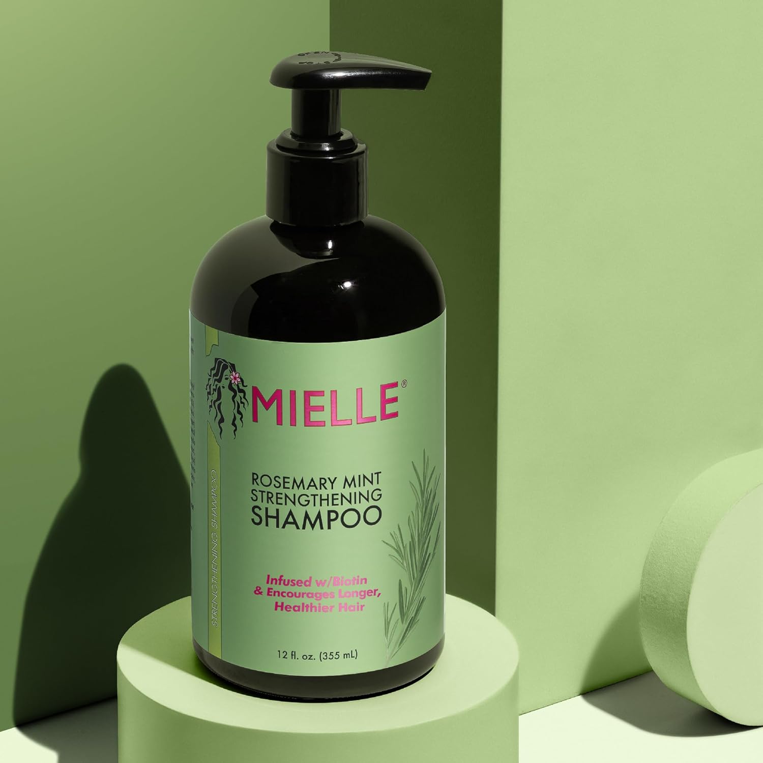 Mielle Organics Rosemary Mint Strengthening Shampoo Infused with Biotin, Cleanses and Helps Strengthen Weak and Brittle Hair, 12 Ounces - Image 5