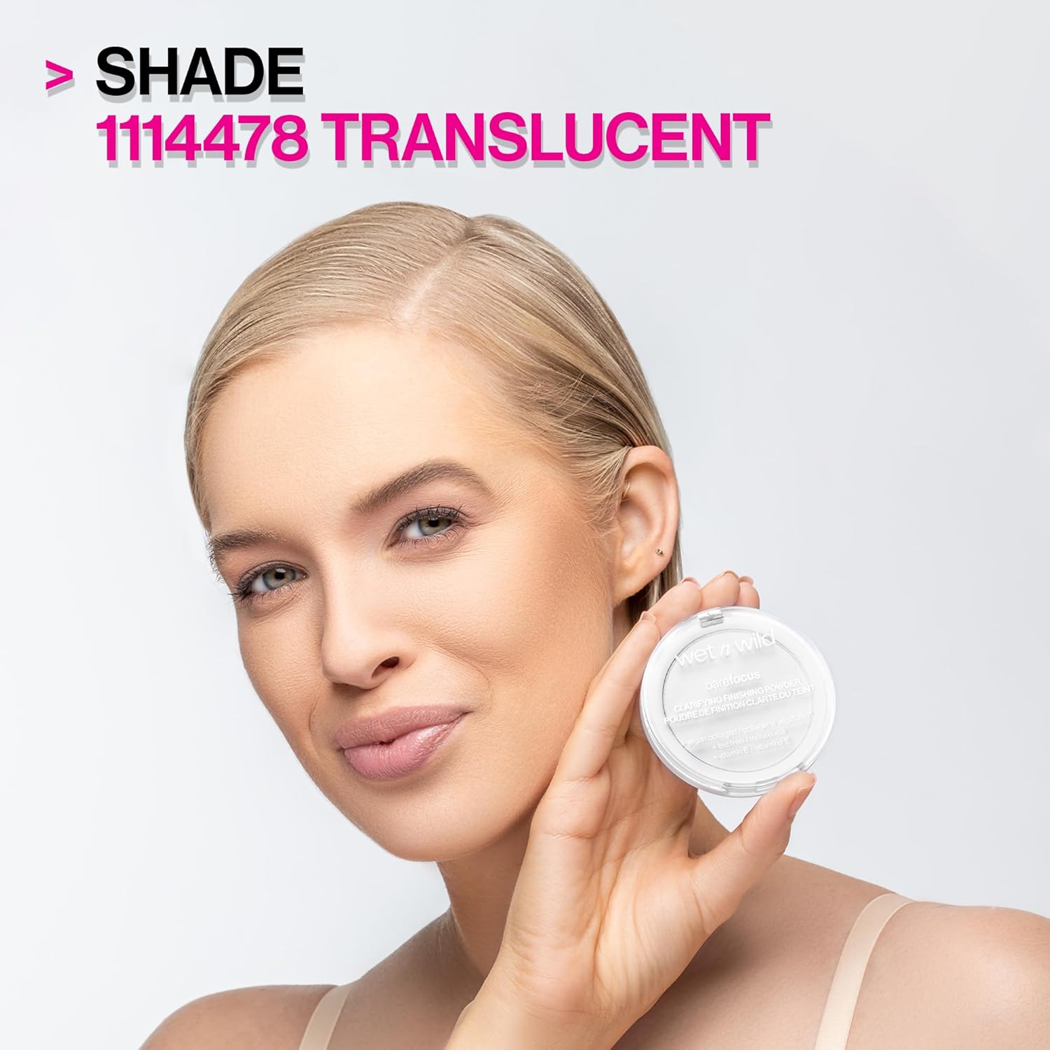 wet n wild Bare Focus Clarifying Finishing Powder | Matte | Pressed Setting Powder Fair-Light - Image 9