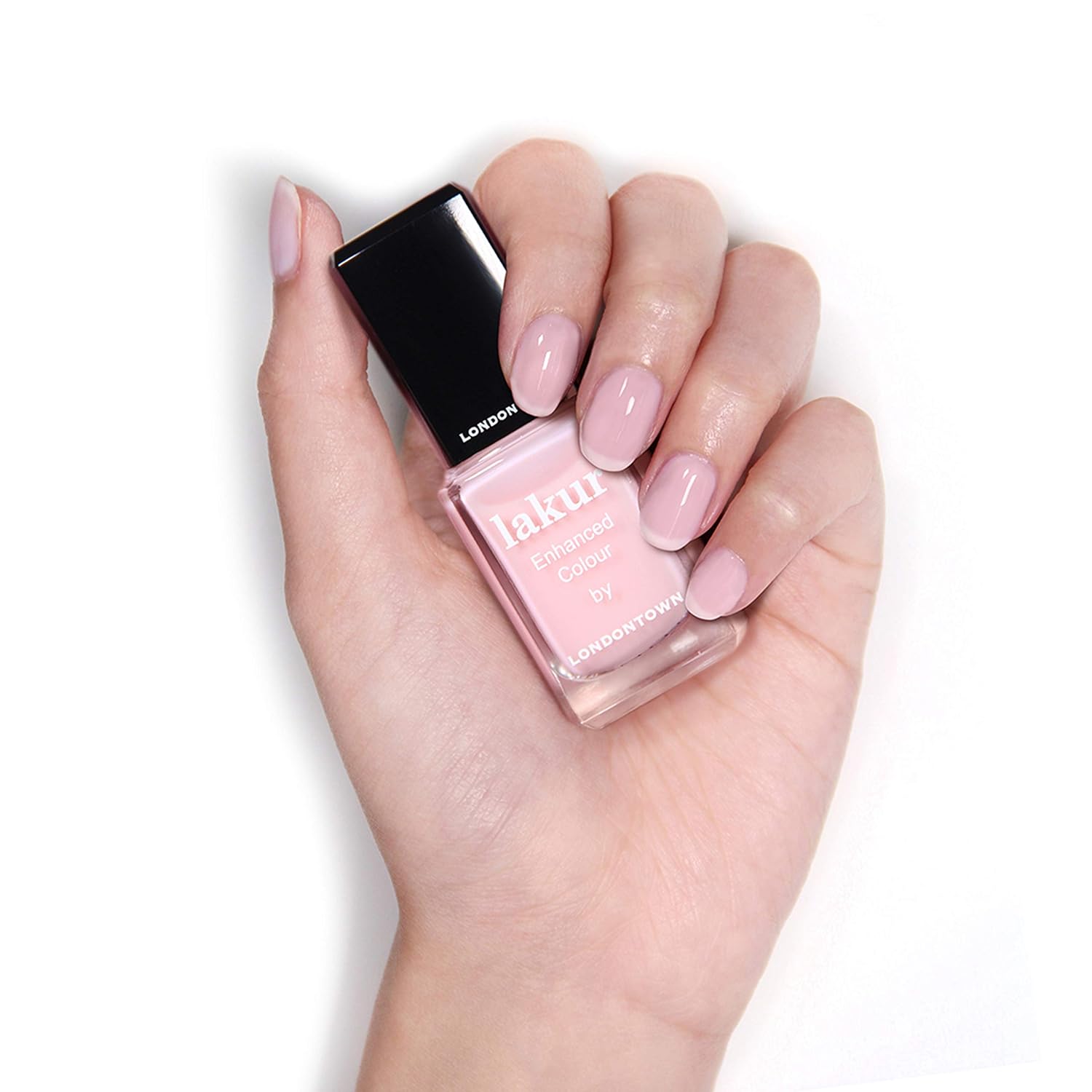 LONDONTOWN Lakur Nail Polish Invisible Crown Sheer Pink - Image 4